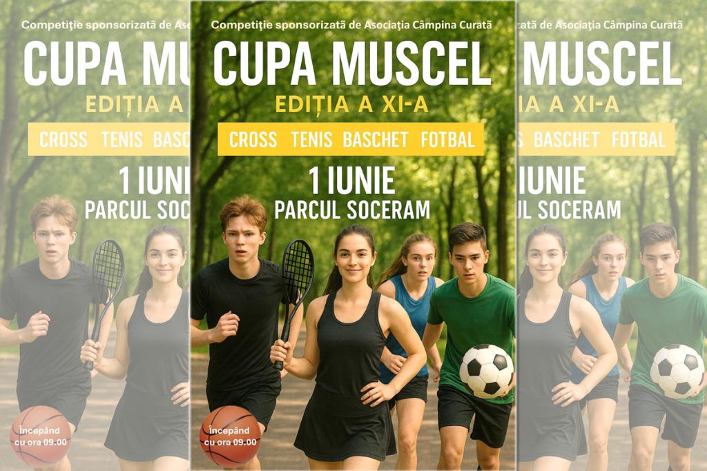 Cupa Muscel, la a XI-a ediție. Un eveniment sportiv destinat elevilor din Câmpina