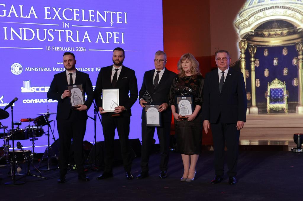 HidroPrahova a fost premiată la Gala Excelenței în Industria Apei