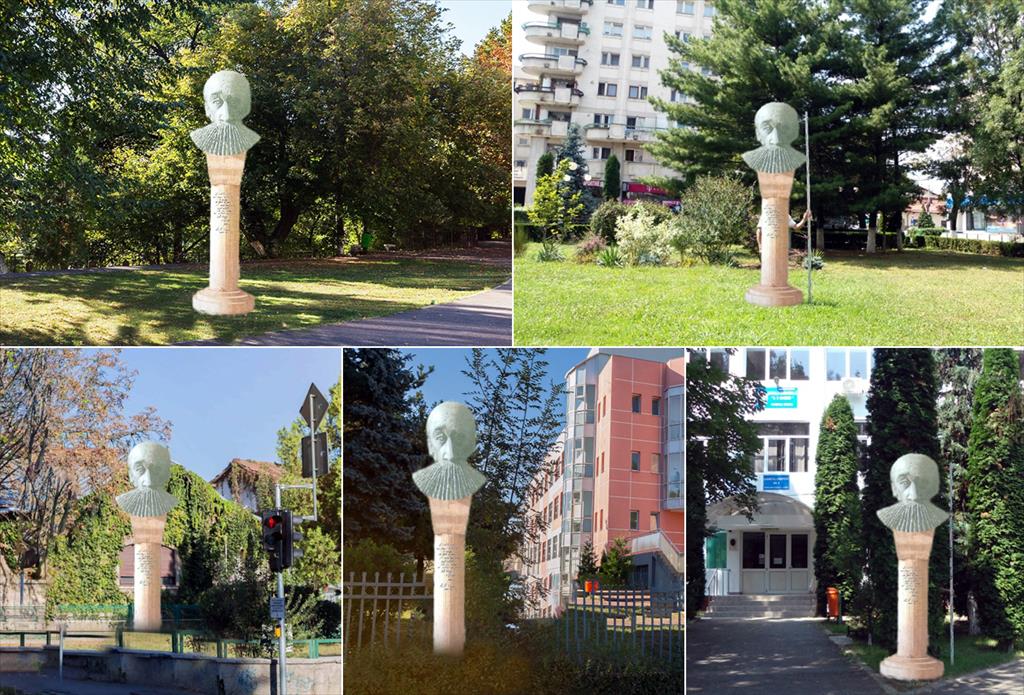 Primăria Câmpina vă propune cinci locații în care ar putea fi amplasat bustul lui B.P. Hasdeu și vă solicită punctul de vedere