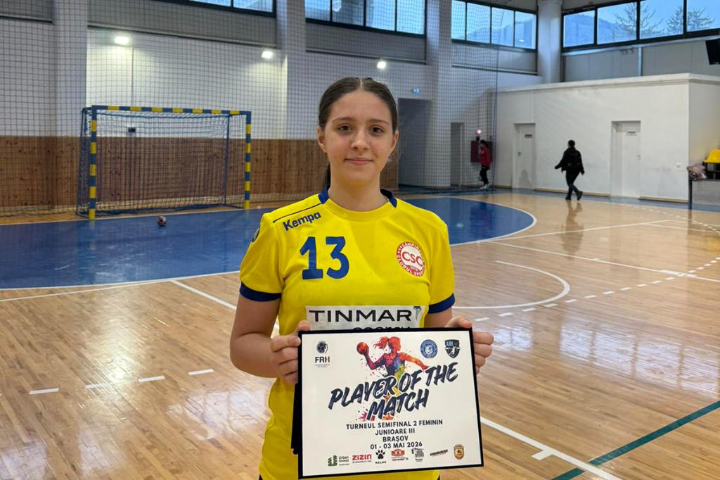 Handbal feminin, juniori III, turneu semifinal II. CS Câmpina - Kids Tâmpa Brașov 14-41