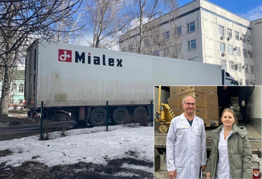 La spitalele din Kiev (Ucraina) au ajuns produsele farmaceutice donate de Elsid, prin intermediul Asociației Câmpina Curată