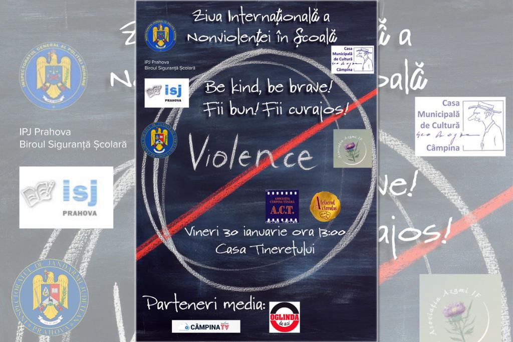 Violența în școală, tema sensibilă a conferinței organizate de Asociația Câmpina Tânără și Atelierul Actorului