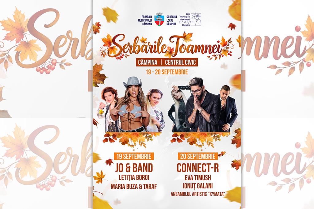 Programul Festivalului “Serbările Toamnei”, Câmpina 2026