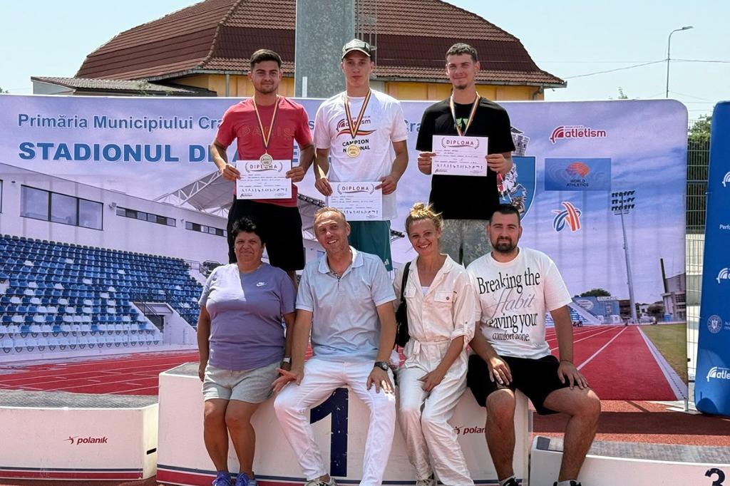Naționalele de atletism sub 20 ani. Ștefan Gagiu, locul al doilea la săritura în lungime