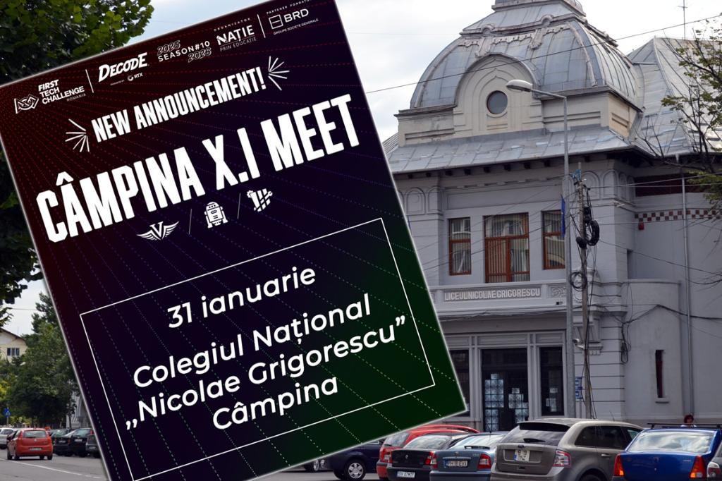 Colegiul „Grigorescu” din Câmpina va găzdui o competiție excepțională dedicată roboticii