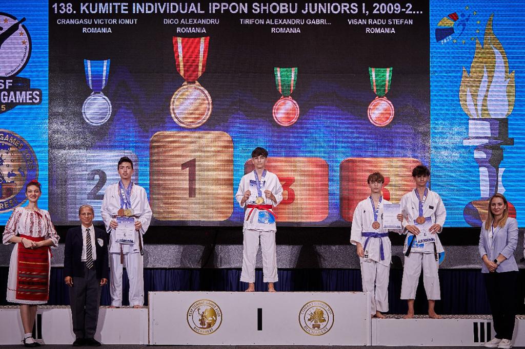 Doi karatiști câmpineni, medaliați la ESSF Combat Games 2025