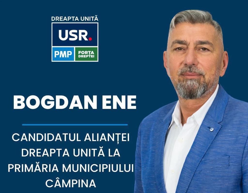 Lansare la Ploiești. Bogdan Ene este candidatul Alianței Dreapta Unită la Primăria Câmpina