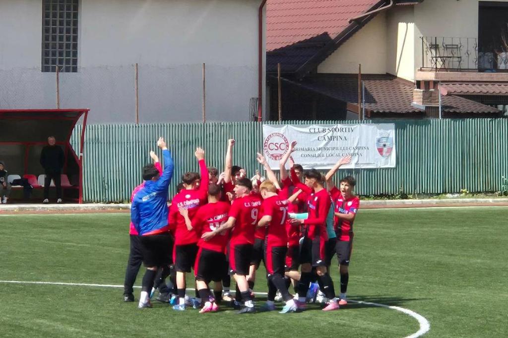 Juniori sub 19 ani. CS Câmpina - Unirea Urlați 9-0