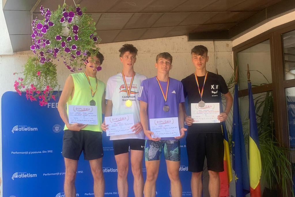Medalie de bronz pentru atletismul câmpinean în proba de săritura în înălțime la Naționalele sub 18 ani