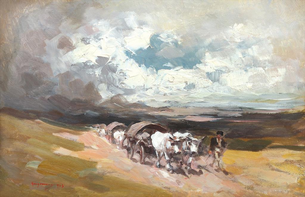 Licitație pentru trei tablouri realizate de Grigorescu în perioada în care a locuit la Câmpina