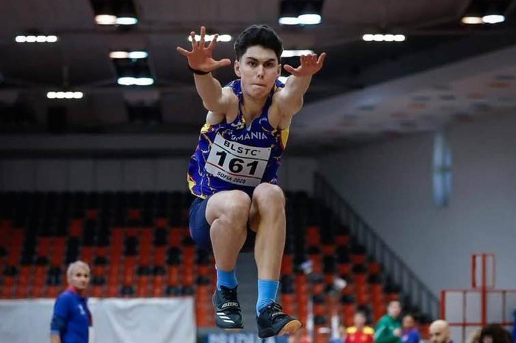 Eduard Unguroaica a câștigat etapa finală a probei de triplusalt la Campionatul Național sub 20 ani