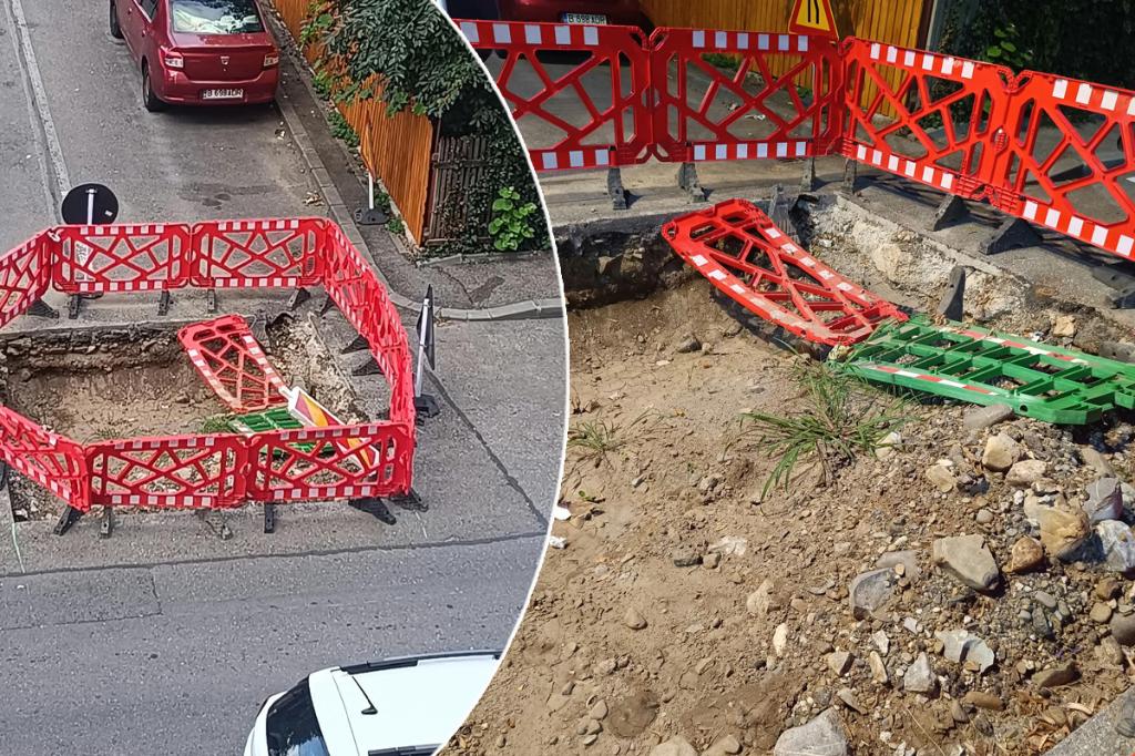 Se împlinesc aproape trei luni de la groapa uitată de autorități pe Strada Tudor Vladimirescu!