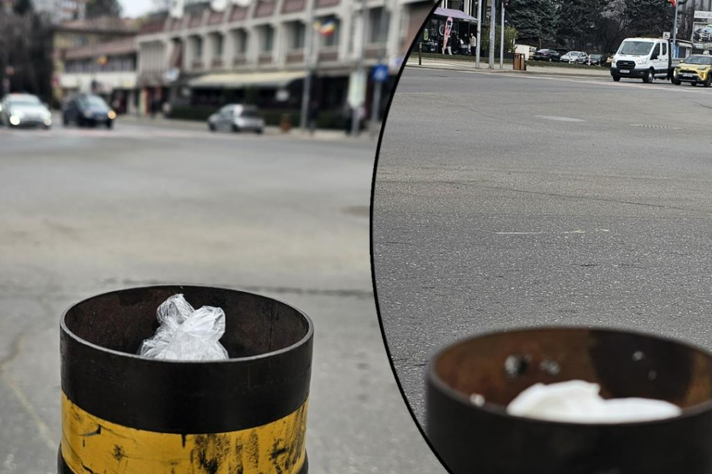 Sunt câmpineni care confundă stâlpișorii de pe trotuare cu scrumiera sau coșul de gunoi