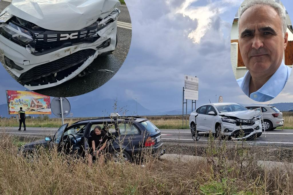 Fostul consilier local Elvis Arghir, victima unui accident rutier la Râșnov