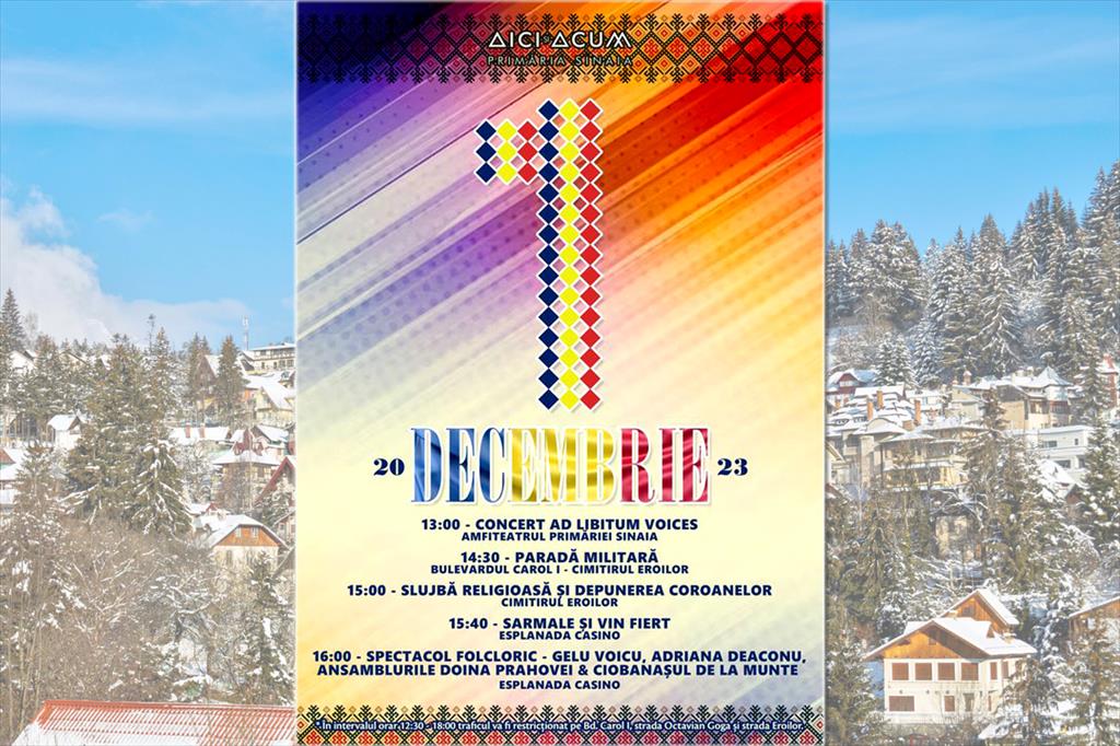 Super evenimente organizate la Sinaia cu ocazia Zilei Naționale a României