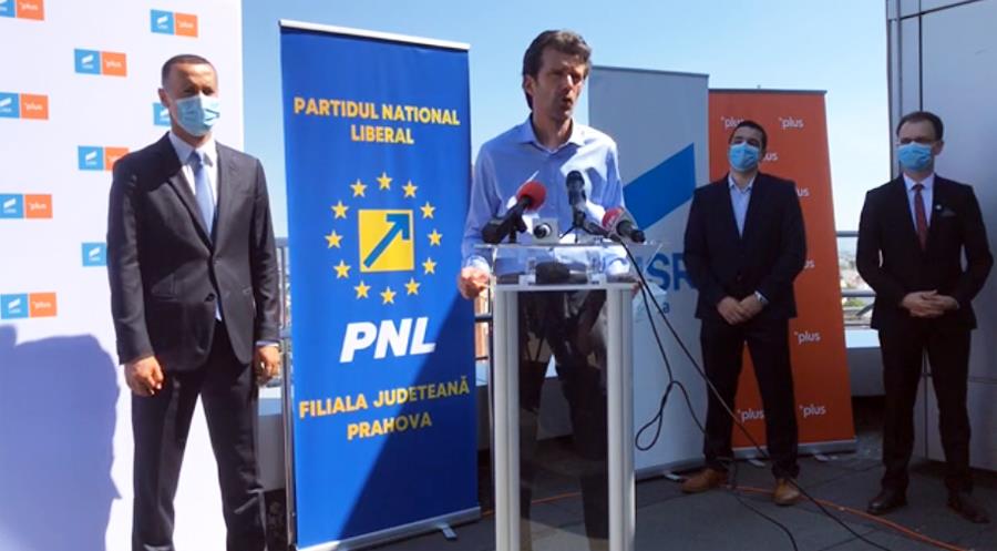Alianța PNL-USR-PLUS, anunțată oficial în Prahova. Cătălin Florescu, candidatul alianței la Primăria Câmpina și listă comună pentru Consiliul Local