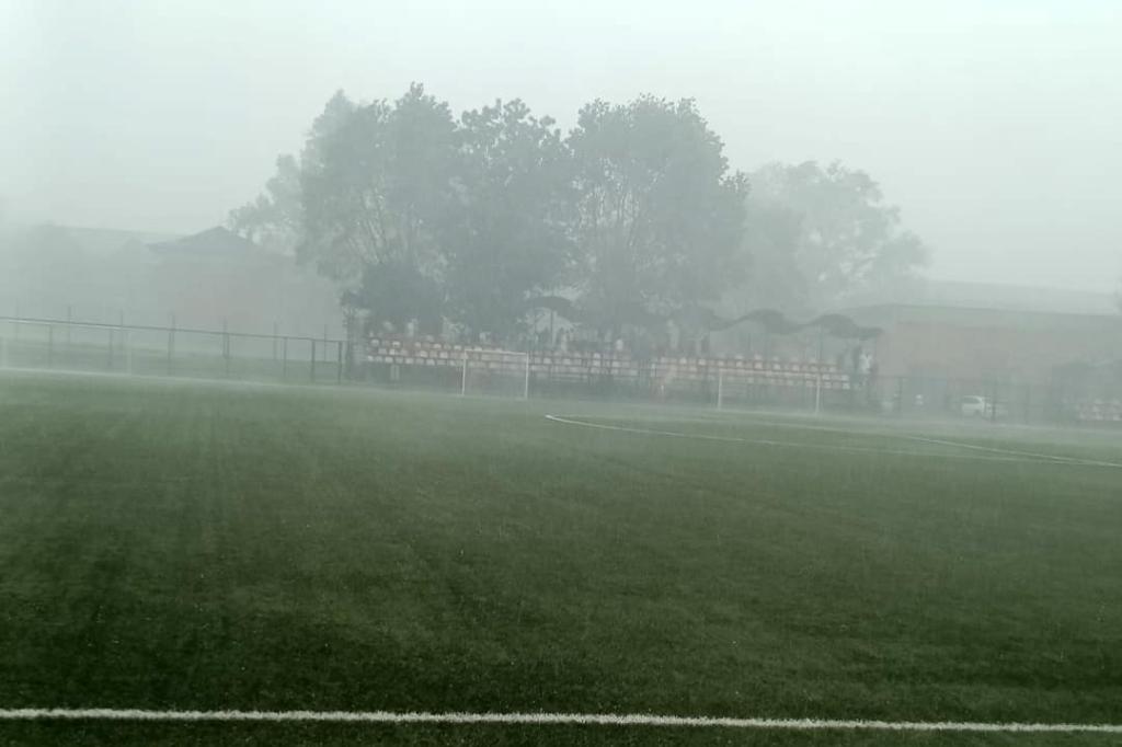 CS Câmpina (juniori) - Muscelul Câmpina. Un amical oprit de ploaia torențială