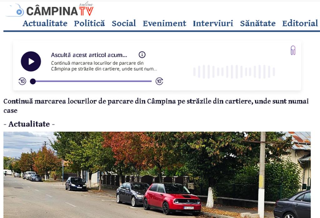 Ascultă Câmpinatv.ro! Știrile noastre sunt acum și în format audio