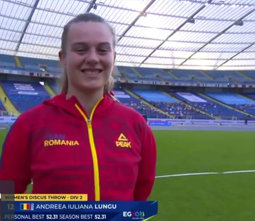 Rezultat de excepție pentru atletismul câmpinean: Andreea Lungu, locul 8 la Jocurile Europene din Polonia