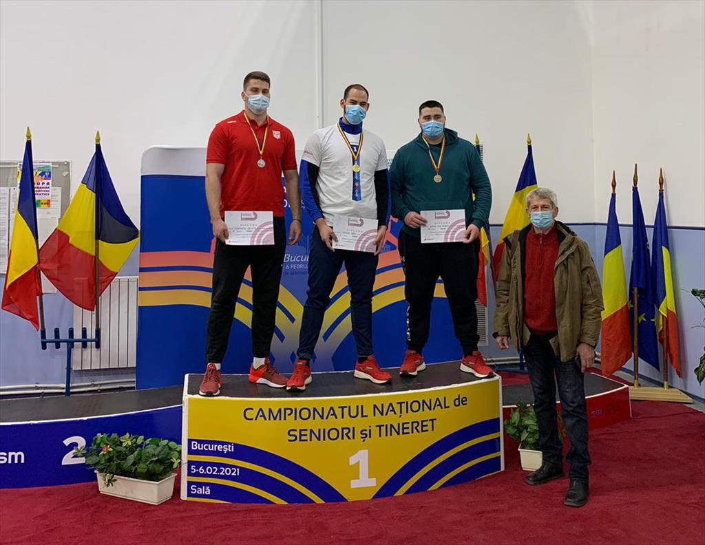 Marius Vasile (CSS ”Constantin Istrati” Câmpina), medalie de bronz la Campionatul Național de Tineret, în proba de aruncarea greutății