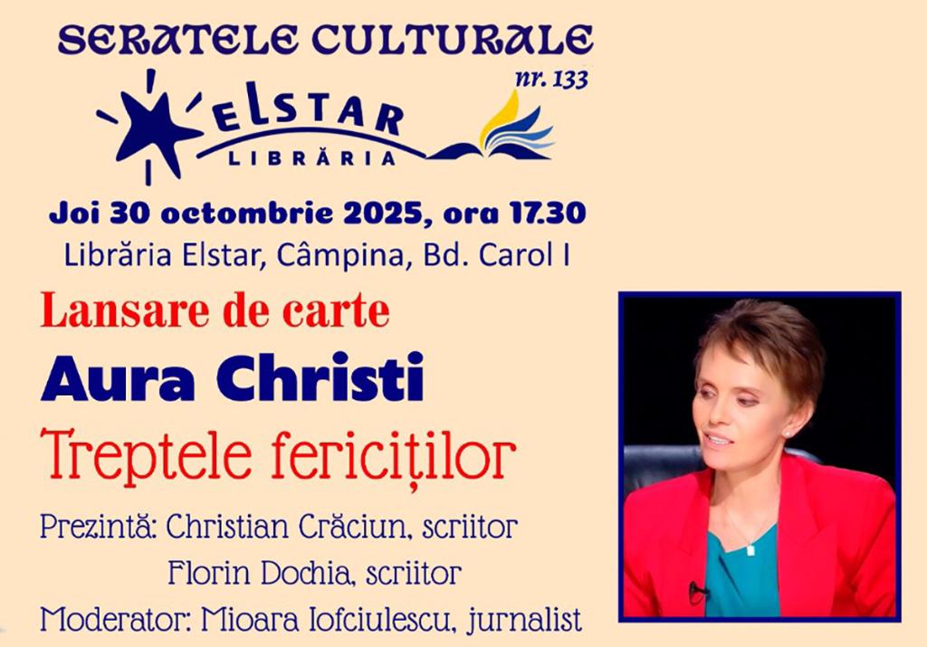 Seratele Culturale Elstar. Aura Christi revine la Câmpina cu ”Treptele fericiților”