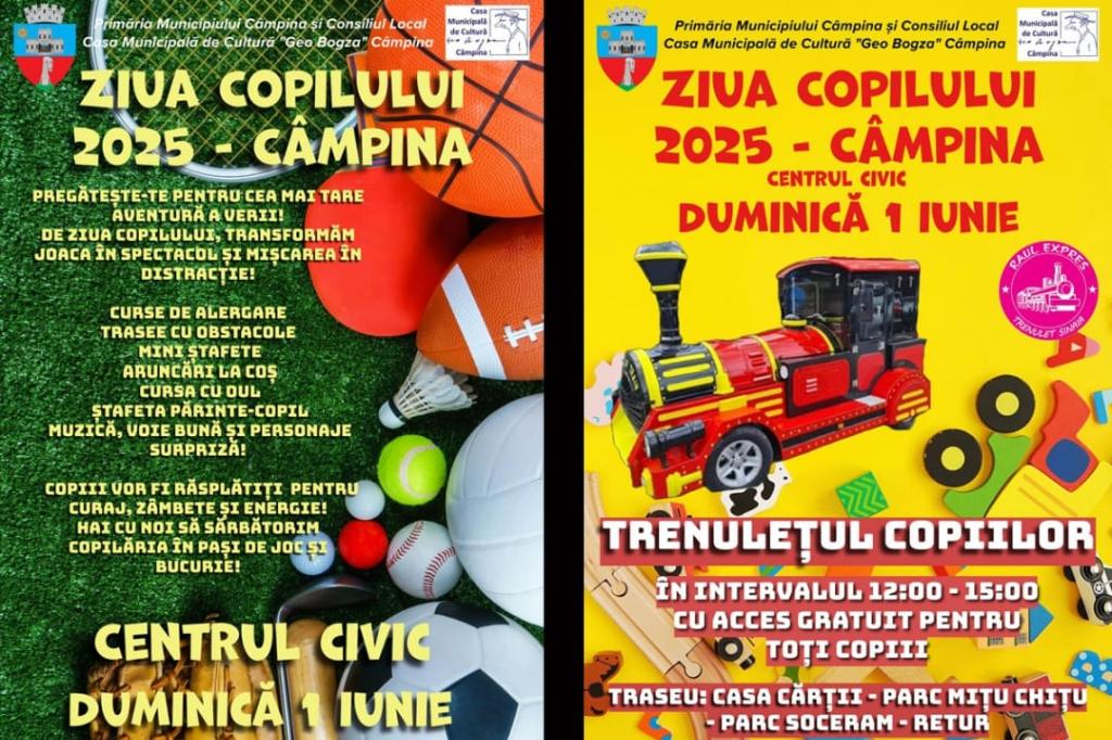 La Câmpina vor fi două zile pline pentru sărbătoarea copiilor