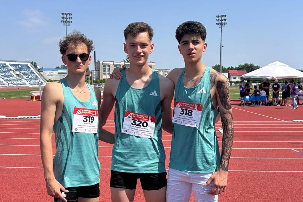 Câmpineanul Șerban Anghel, pe podium la Naționalele de atletism sub 18 ani