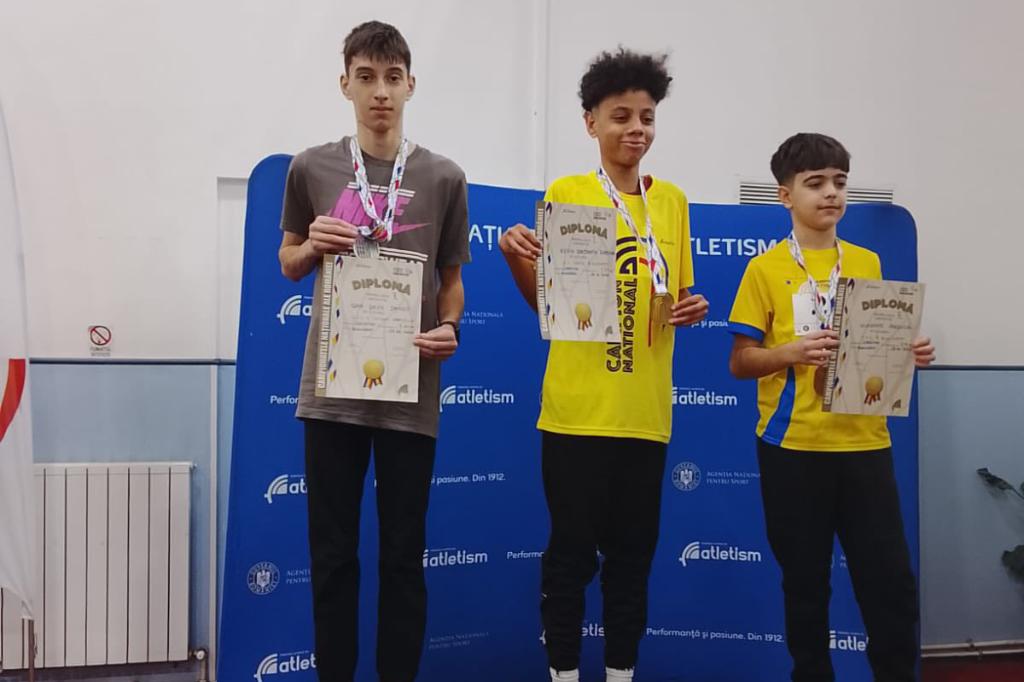 Noi medalii pentru atletismul câmpinean la Naționalele pentru copii sub 13 și sub 14 ani