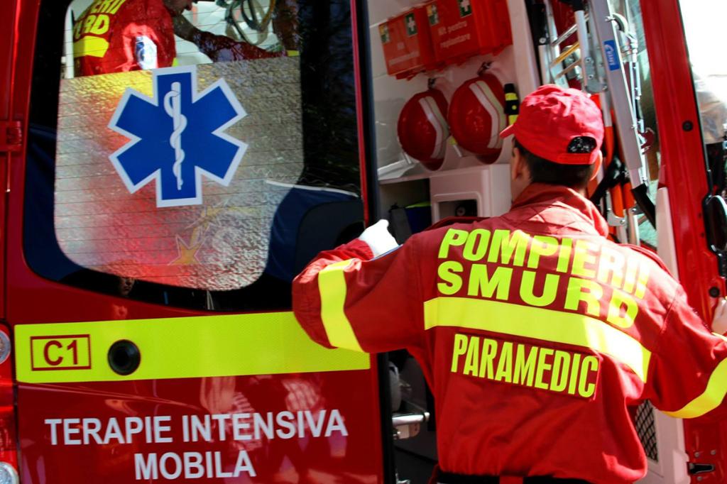 Accident la Telega. Un tânăr de 27 ani a ajuns la spital