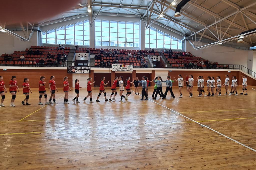 Handbal feminin, turneu final, juniori III. Viitorul Pantelimon - CS Câmpina 27-26