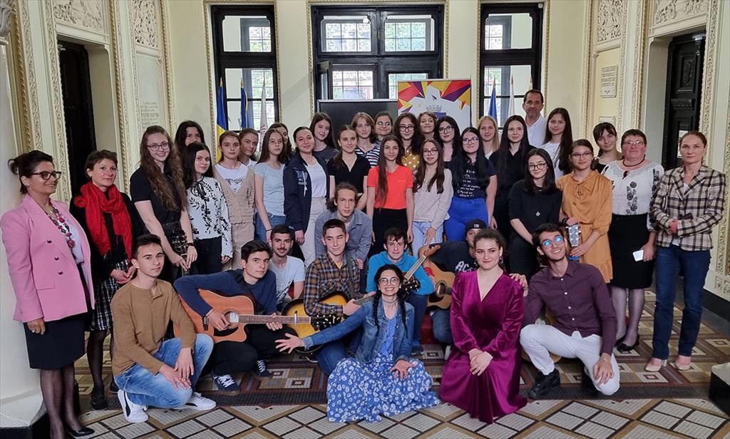 Superbă întâlnire muzicală, în cadrul proiectului ”Muzica+”, la Colegiul Național ”Nicolae Grigorescu” din Câmpina