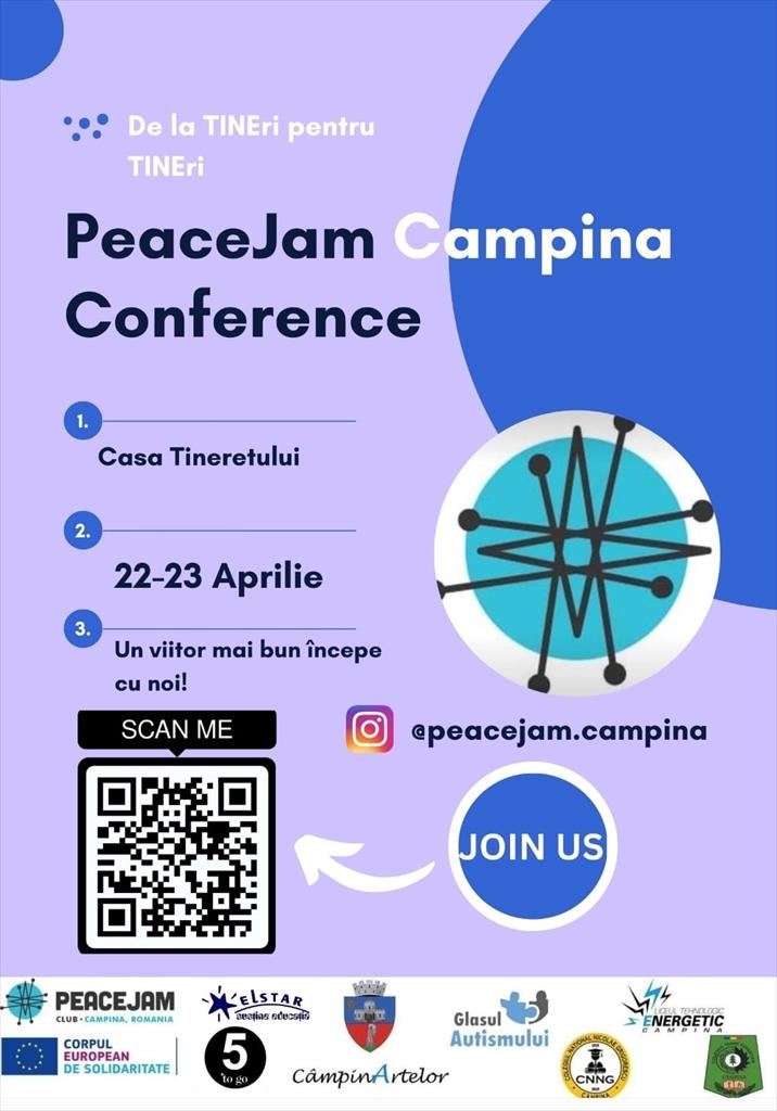 Conferință dedicată păcii și tinerilor, la Câmpina