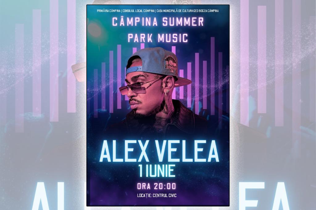 Pe 1 iunie începe Câmpina Summer Park Music. Primul invitat - Alex Velea