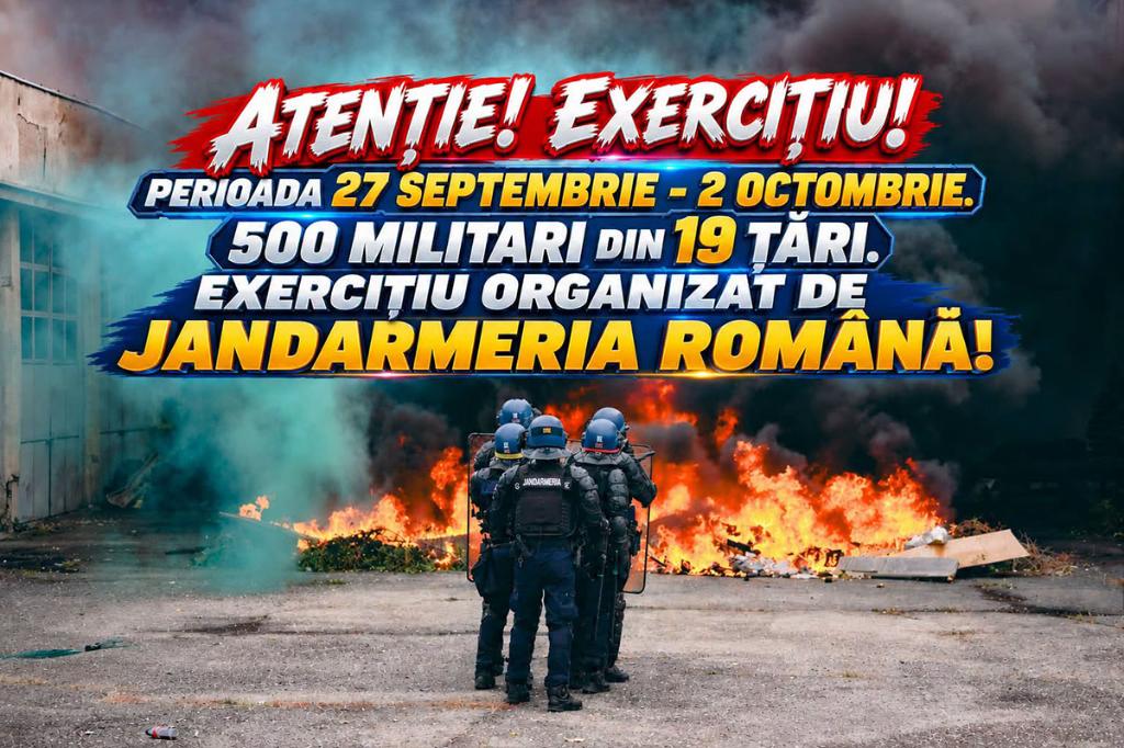 Din 27 septembrie, la Câmpina, dacă vedeți drone, elicoptere, militari, nu vă speriați! E doar un exercițiu!