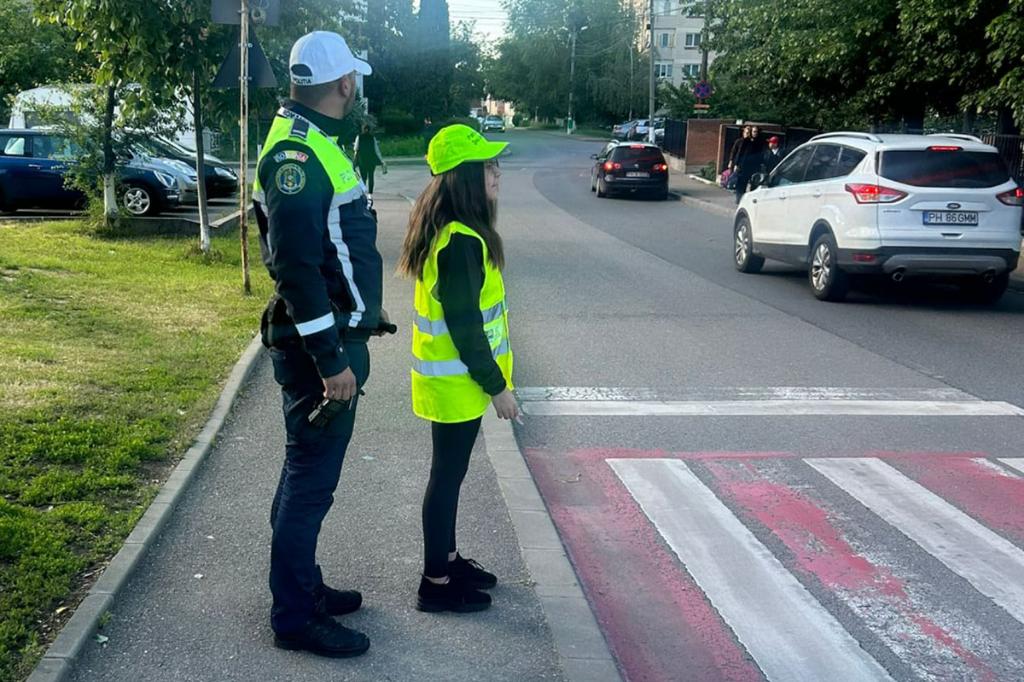 La Câmpina continuă activitățile din cadrul Săptămânii Naționale a Siguranței Rutiere