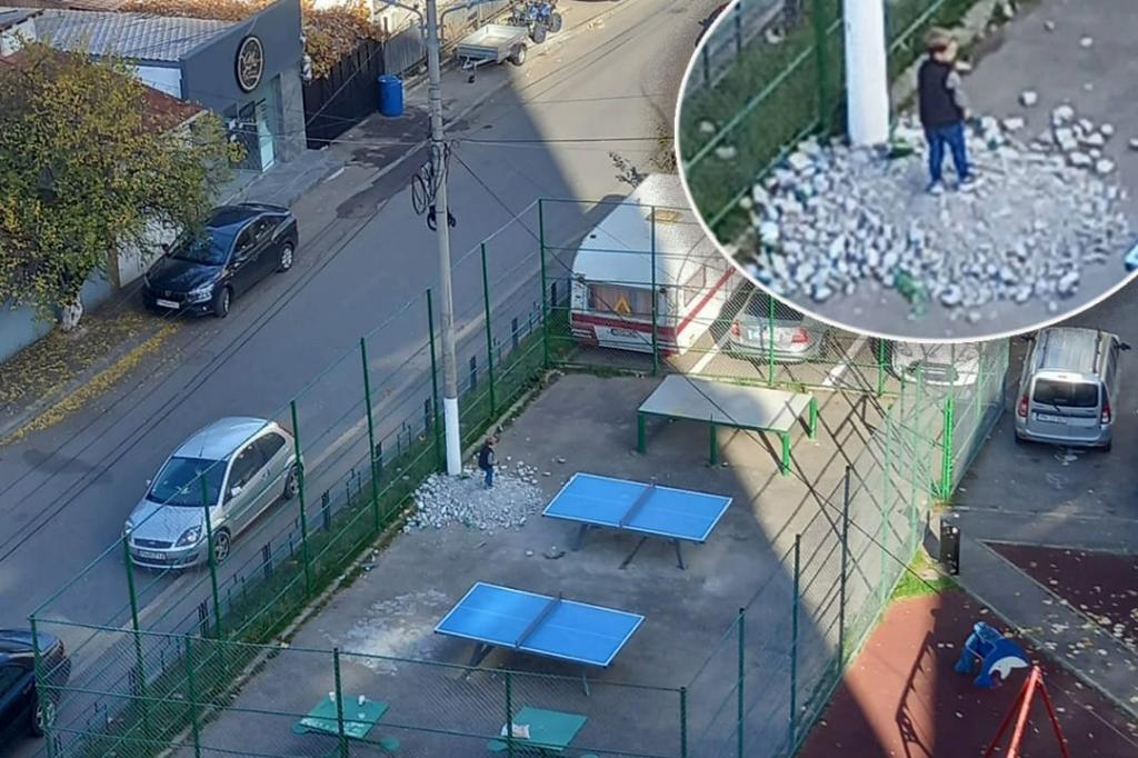 Un morman de bolovani a ”ucis” un loc de joacă din Câmpina