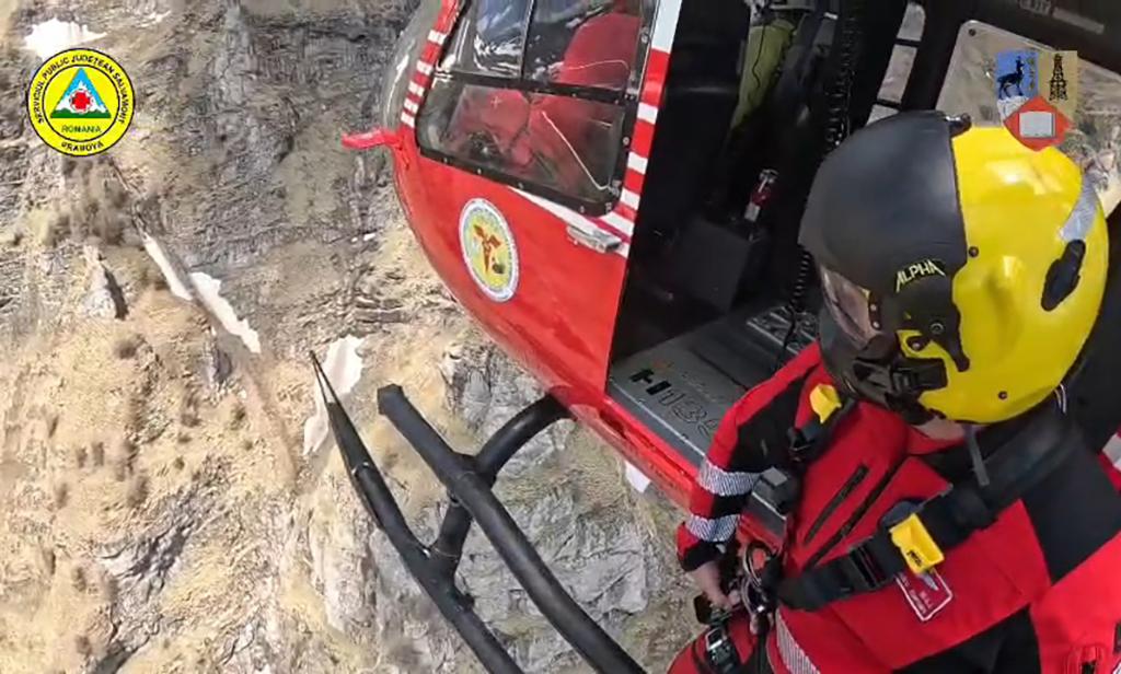 Intervenție spectaculoasă a salvamontiștilor în Bucegi