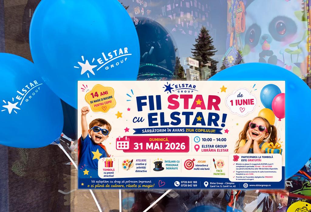 Ziua Copilului, sărbătorită la Elstar Câmpina pe 31 mai 2026. “Fii STAR cu ELSTAR!”