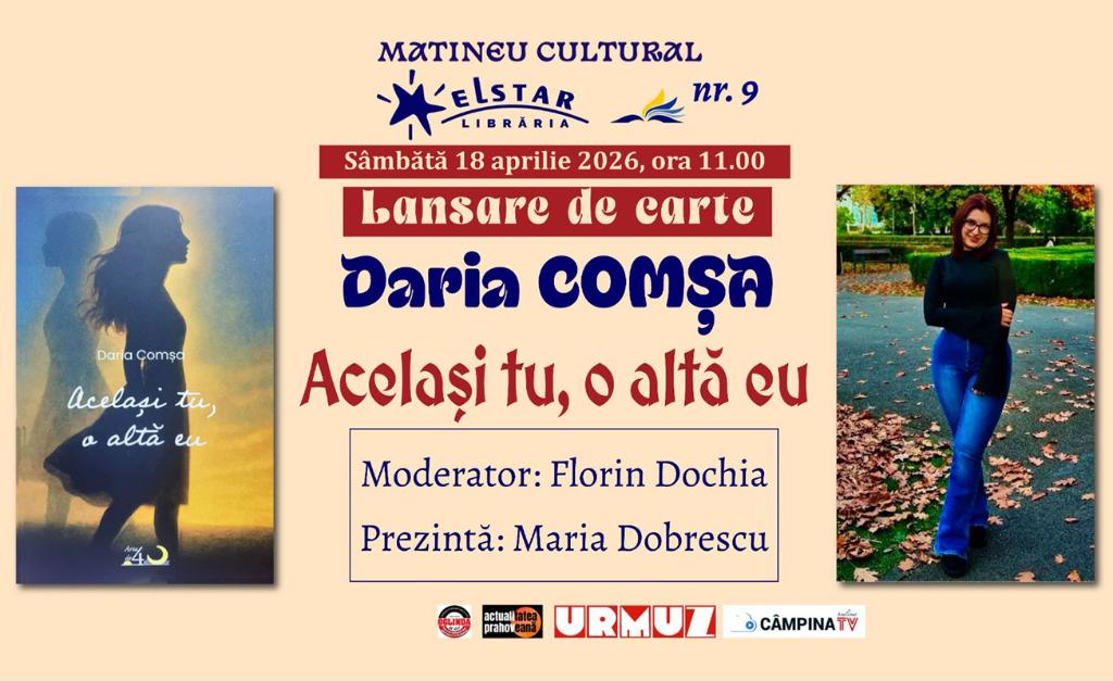 Matineu Cultural Elstar. O carte cu versuri care mângâie sufletul...