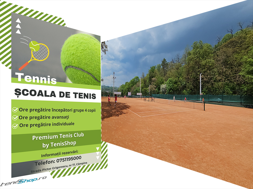 La Câmpina se deschide o școală de tenis, la baza sportivă Tenis Premium Club