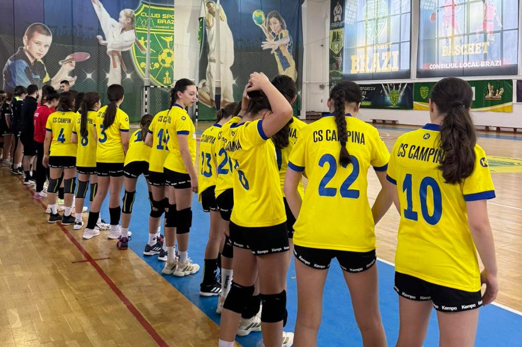 Handbal feminin, juniori sub 15 ani. Chimistul Valea Călugărească - CS Câmpina 7-43