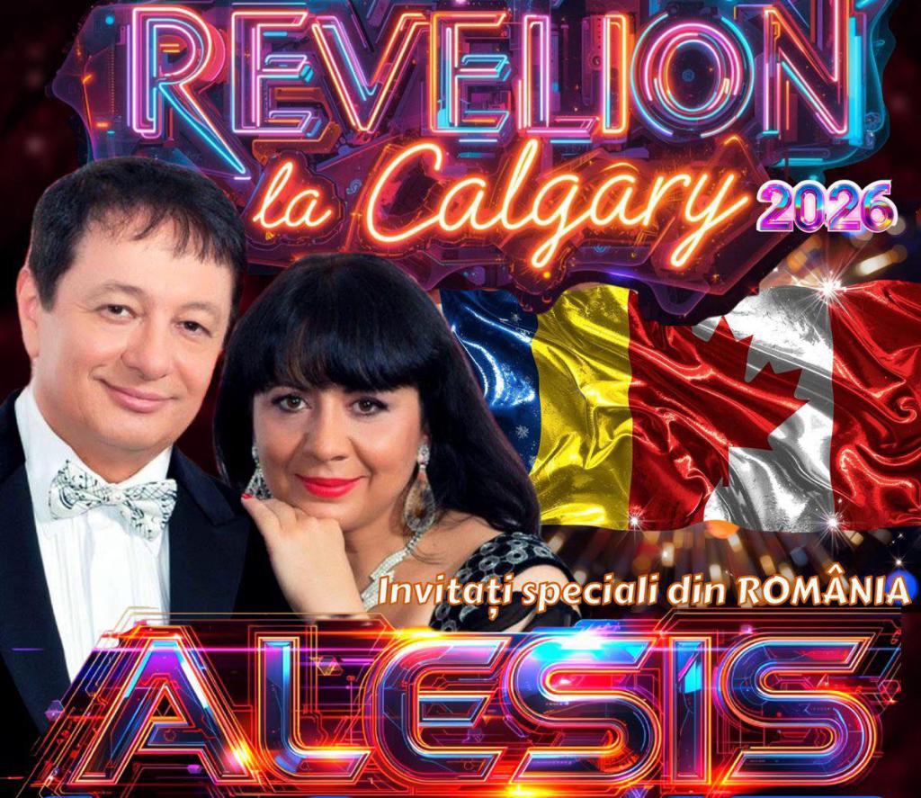 Formația Alesis, invitată de Revelion, de comunitatea românilor din Calgary, Canada