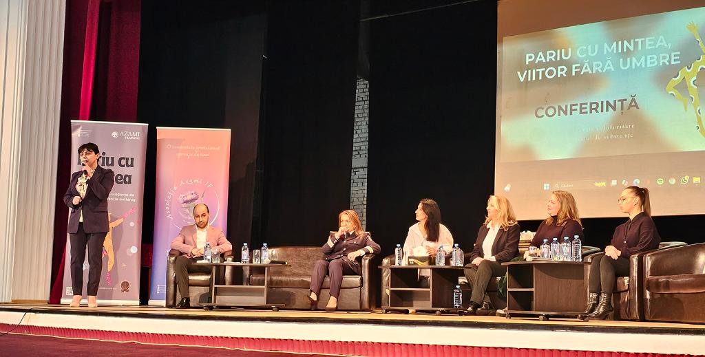 Câmpina a găzduit o conferință privind consumul de droguri - ”Pariu cu mintea, viitor fără umbre”