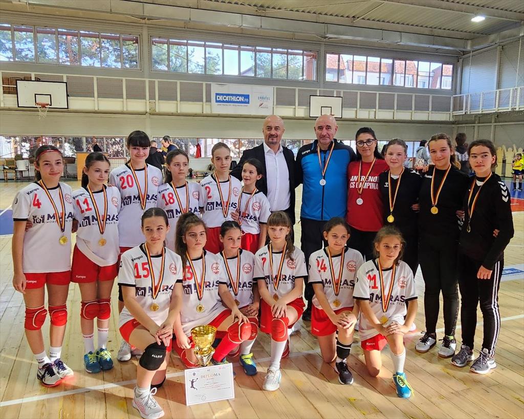 CS Câmpina a învins echipa Transilvania Brașov în finala Cupei ”1 Decembrie” la handbal feminin, juniori IV