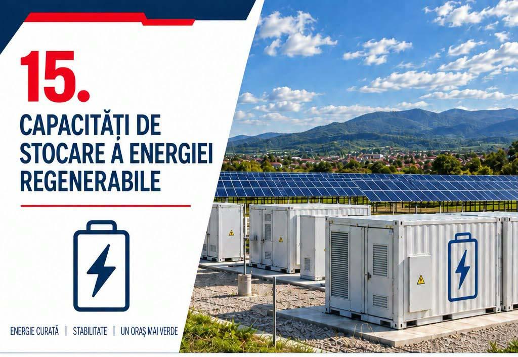 2,5 milioane euro pentru Câmpina într-un proiect pentru realizarea de capacități de stocare a energiei regenerabile