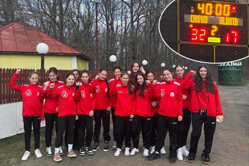Handbal feminin, juniori IV. Victorie clară pentru CS Câmpina în primul meci de la turneul euro-regional