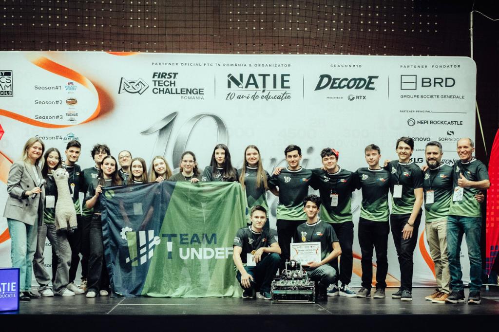 Echipa de robotică a CNNG Câmpina s-a calificat la Europenele din Olanda. Felicitări, TEAM UNDEFINED!