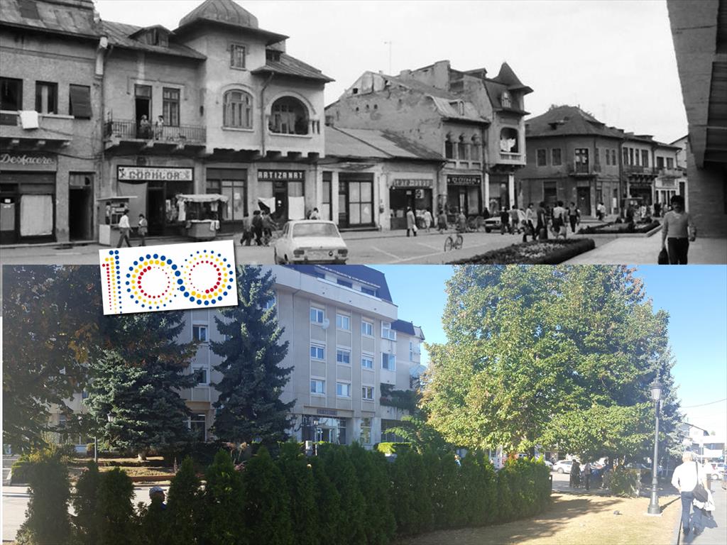 Câmpina, România 100. Pasajul de la ceas, ieri şi azi