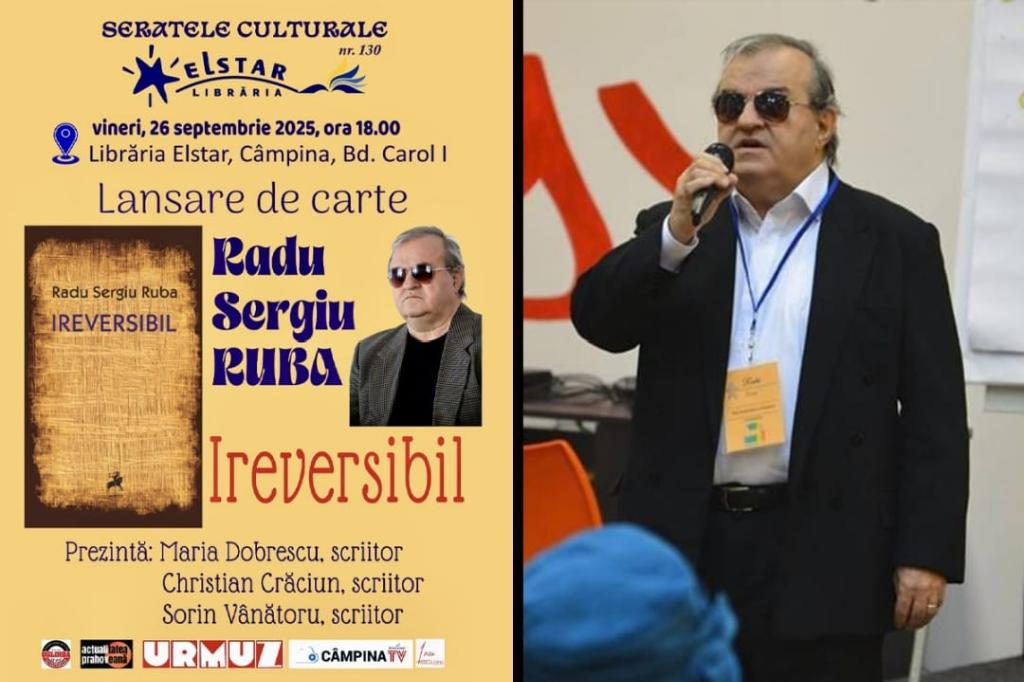 Lansare de carte la Elstar - volumul ”Ireversibil”, de Radu Sergiu Ruba
