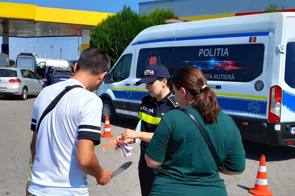 Acțiuni de revenire și de educație rutieră realizate de polițiștii prahoveni